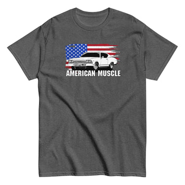 1969 Chevelle Car T-Shirt in grey